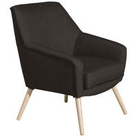 SESSEL Kachka Bezug Flachgewebe Buche natur / schoko - Dunkelbraun, Kunststoff (67/81/71cm) - 58aufmkessel