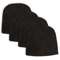 SITZKISSEN AZARA 4er-Set schwarz - Schwarz, Textil (44/44/2cm) - IDIMEX