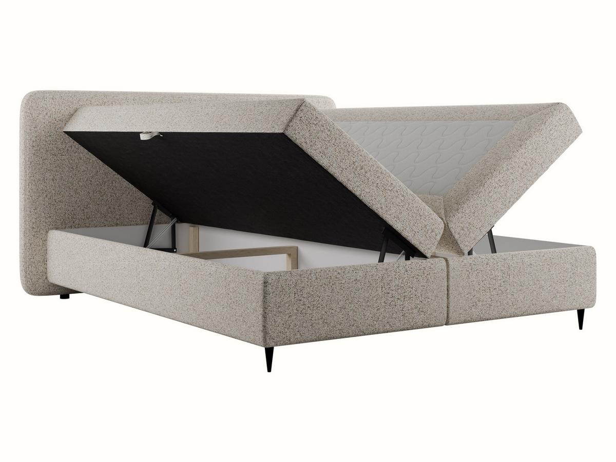 BOXBETT Boho II - H3 - Schwarz/Mintgrün, Holz/Holzwerkstoff (160/200cm) - MIRJAN24