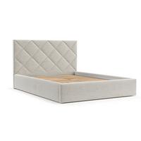 POLSTERBETT Torno 140/200 cm Beige im Inari Stoff - Beige/Schwarz, Holz/Holzwerkstoff (140/200cm) - AltaBeds
