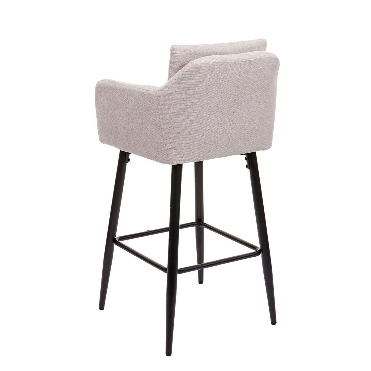 BARHOCKER Cremeweiß 2er-Set - Weiß, Textil (54/105/53cm) - MCW
