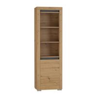 BÜCHERREGAL Kasla Holz und Anthrazitgrau - Grau, Holzwerkstoff (60/195/39cm) - Petits-meubles