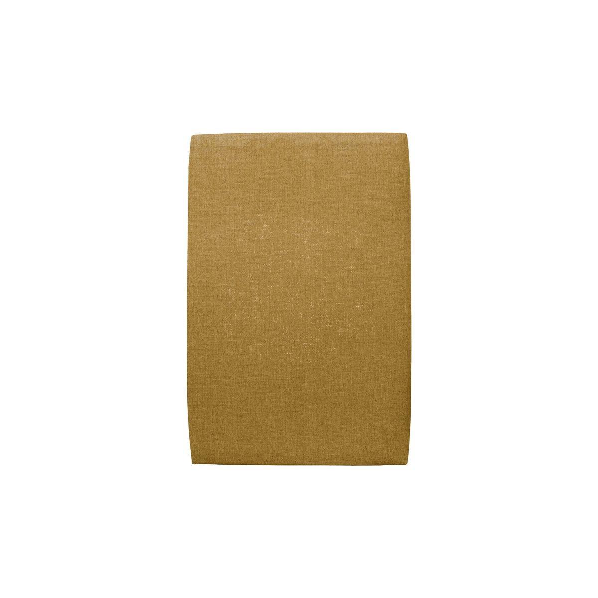 KOPFTEIL gepolstertes – gelber Natté-Stoff - 90 cm - Beige/Gelb, Karton/Holz (90/120/10cm) - Sommeil de Plomb