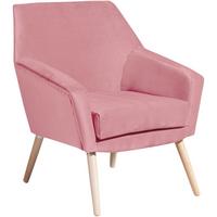 SESSEL Kachka Bezug Samtvelour Buche natur / rosé - Buchefarben/Rosa, Kunststoff (71/81/67cm) - 58aufmkessel