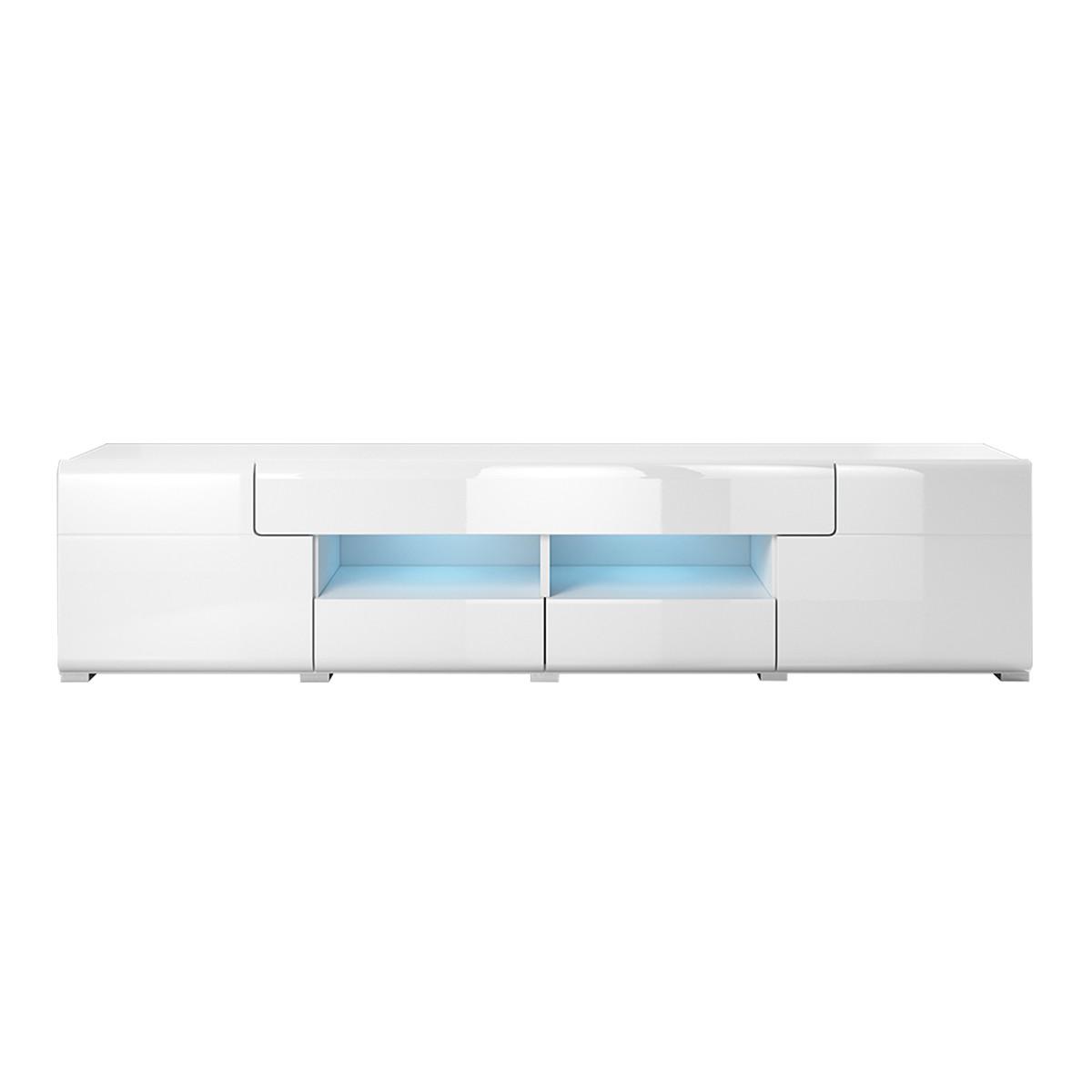 TV-MÖBEL Jules Weiß - Weiß, Holzwerkstoff (208/47/39cm) - Petits-meubles