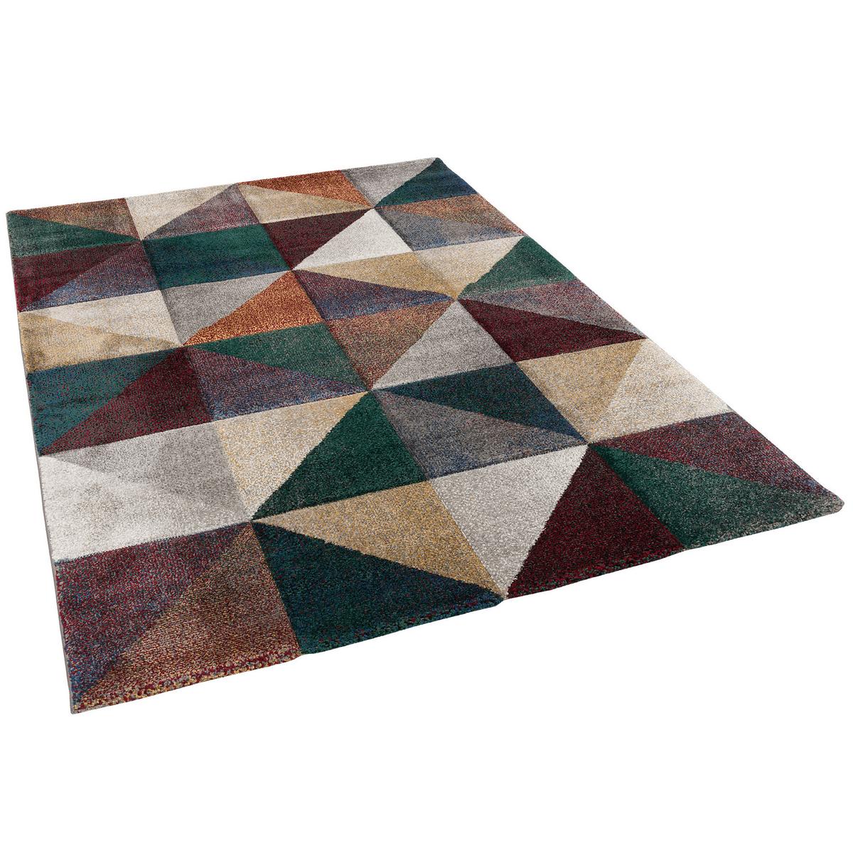 DESIGNER TEPPICH MAUI MODERN PRISMA - Grün, Textil (80/150cm) - Pergamon