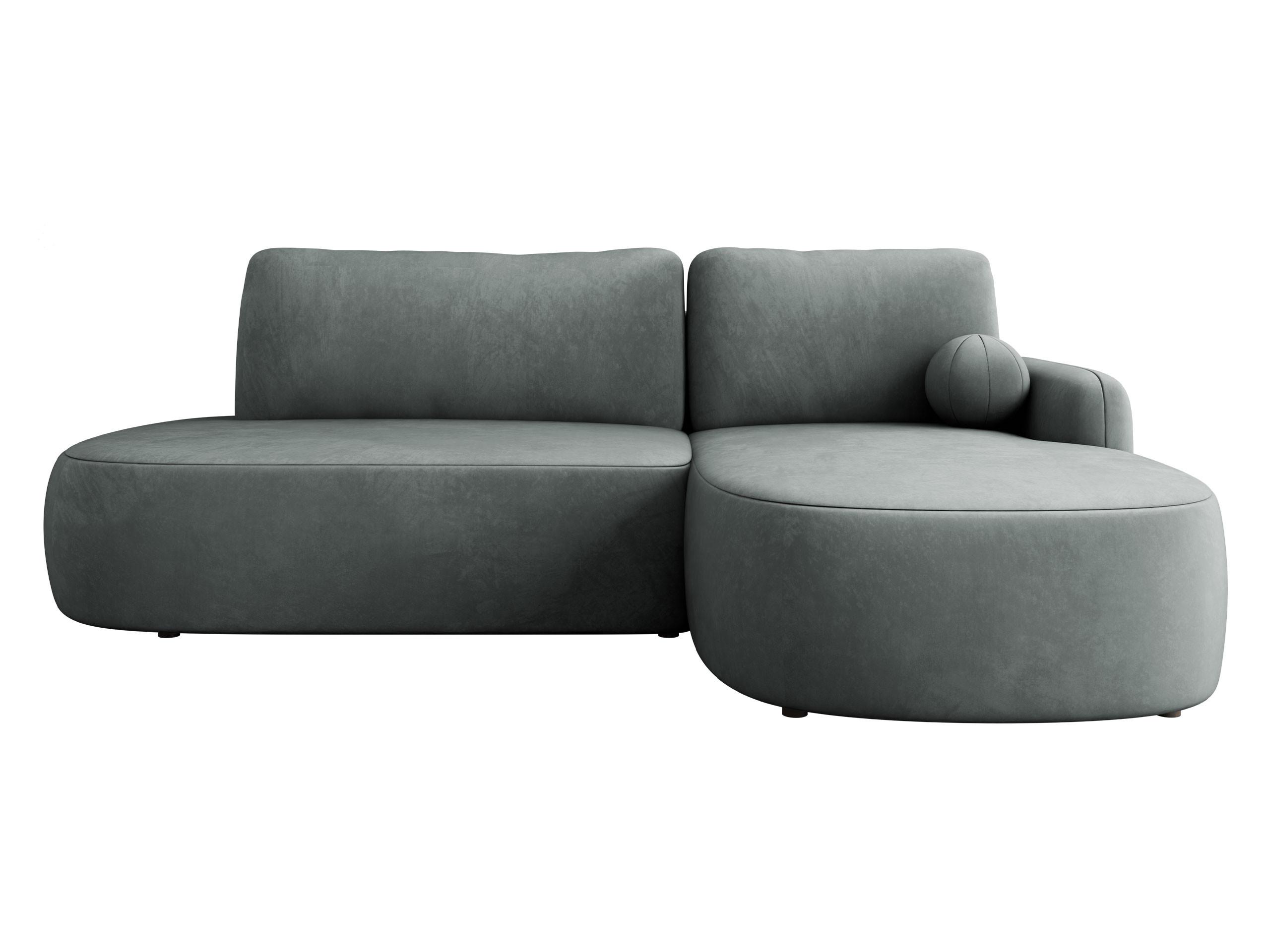 ECKSOFA Loridu O, Seite: Rechts - Graphitfarben/Schwarz, Holz/Kunststoff (274/174cm) - MIRJAN24