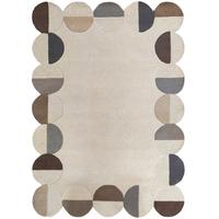 TEPPICH aus Wolle HALLEIN in Natur, geometrisch, 160 x 230 cm - Beige, Textil (160/230cm) - KADIMA DESIGN
