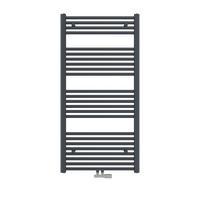HEIZKÖRPER wasserführender Handtuchheizkörper Anthrazit 120/60/3 cm - Anthrazit, Metall (60/120/3cm) - EMKE