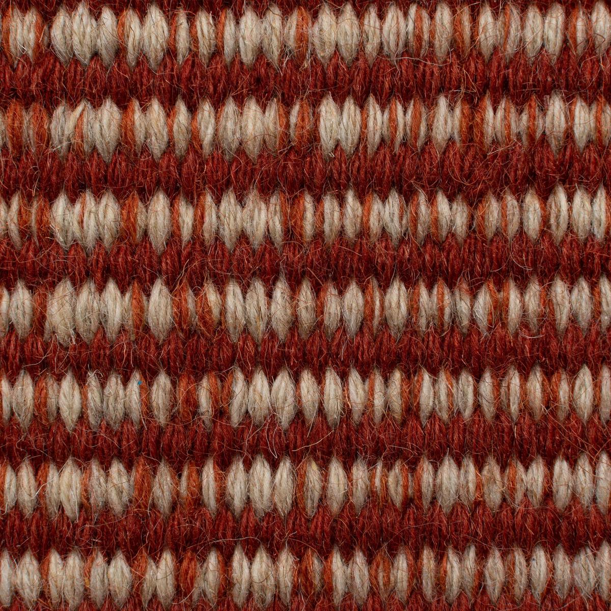 WOLLTEPPICH handgewebt WEY, gestreift, Rot, 60 x 200 cm - Rot, Textil (200/60cm) - KADIMA DESIGN