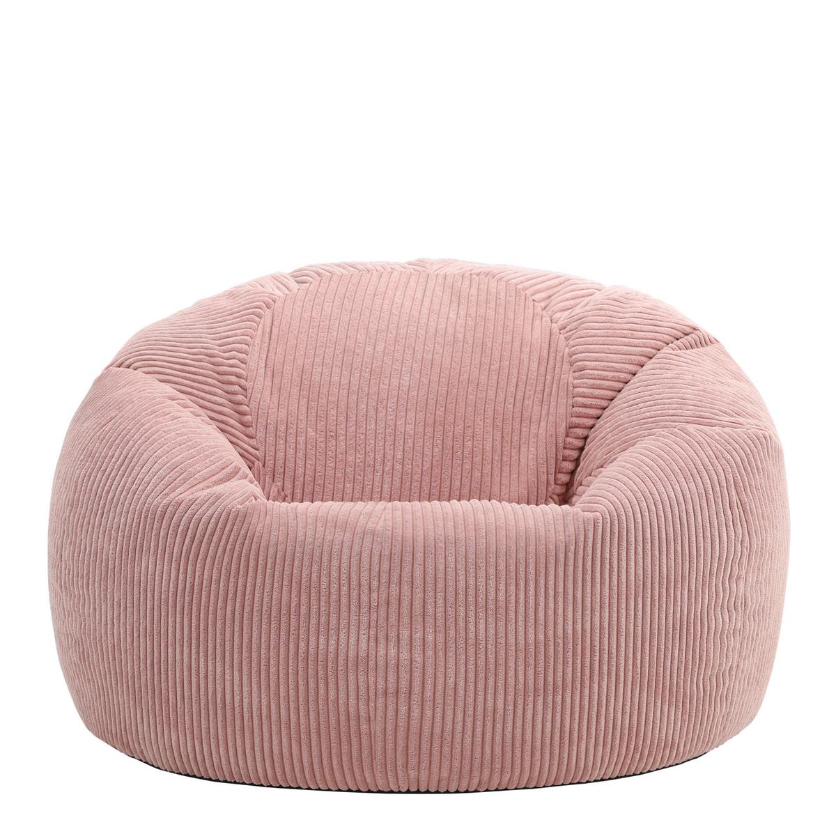 SITZSACK Klassisch Sessel aus Cord 2-tlg. - Pink, Textil (85/50/85cm) - icon
