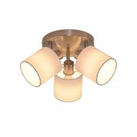 DECKENSTRAHLER Jaken 16/13/48cm - Silberfarben, Metall (16/13/48cm) - ZMH