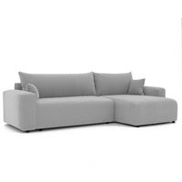 ECKSOFA mit Schlaffunktion und Bettkasten, Grau - Grau, Holzwerkstoff/Textil (145/278cm) - Idohome