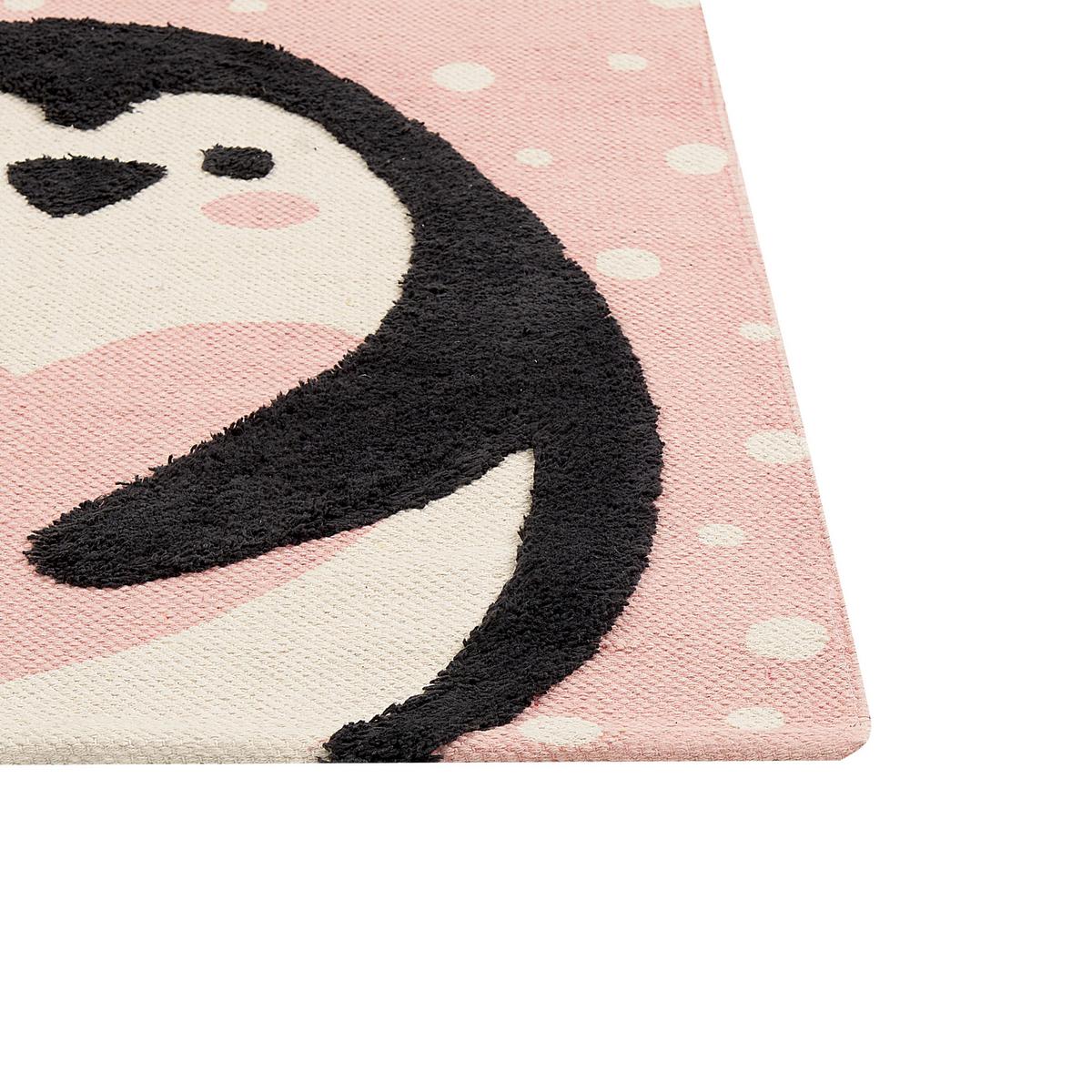 KURZFLOR-KINDERTEPPICH Pengkol 150/80 cm - Pink, Textil (80/150cm) - Beliani