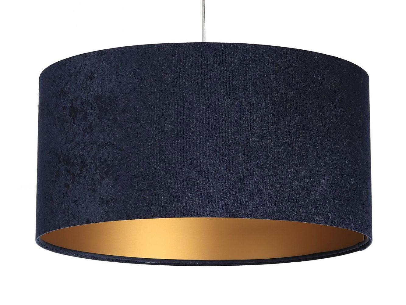 HÄNGELEUCHTE Blau 60/30 cm - Blau/Goldfarben, Kunststoff (60/1.1/30cm) - ONZENO