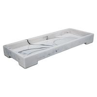 AUFBEWAHRUNGSTABLETT Kosmetik Organizer 29.5/11.2/3 cm - Weiß, Kunststoff (29.5/11.2/3cm) - Intirilife