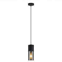 PENDELLEUCHTE Elmar 1-flammig 10/10/150 cm - Schwarz, Metall (10/10/150cm) - Nettlife