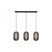 HÄNGELAMPE BRAGA Schwarz Glas - Schwarz, Glas (22/105/150cm) - KAWOLA