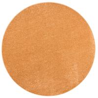 HOCHFLOR VELOURS TEPPICH LUNA RUND - Terracotta, Textil (160/160cm) - Snapstyle