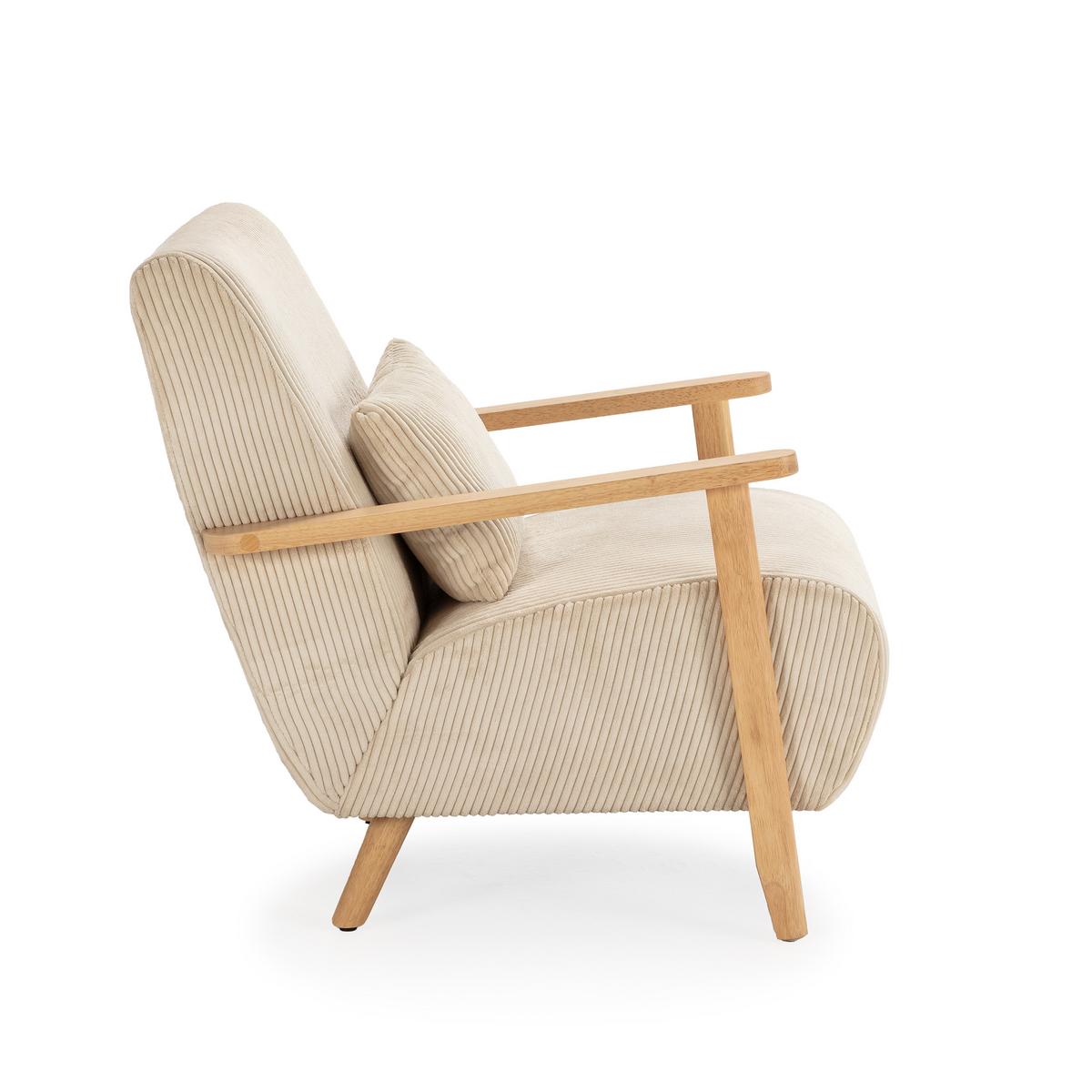 SESSEL Bonnie Beige 70/83/84 cm - Beige, Textil (83/84/70cm) - Calicosy