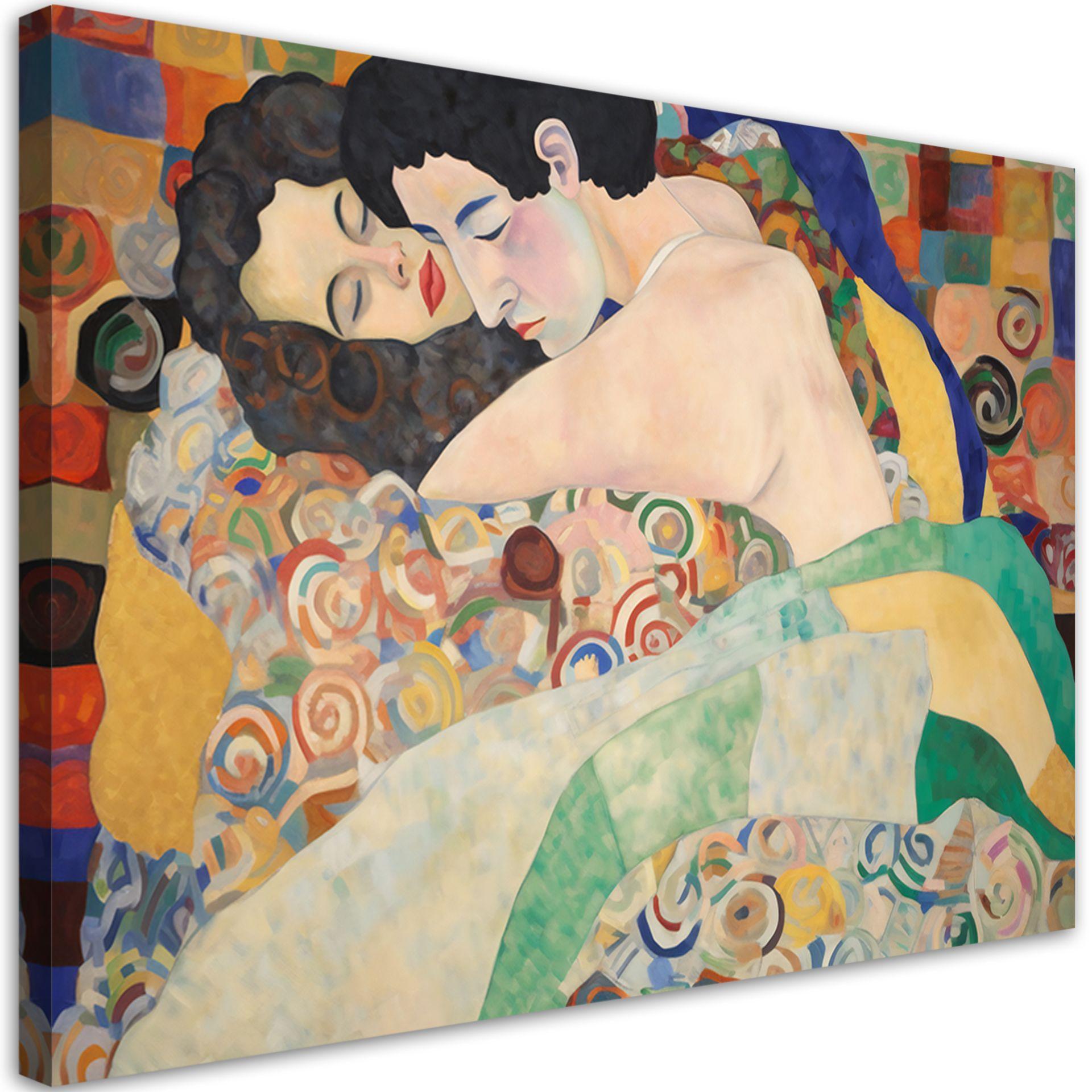 KUNSTDRUCK Grün 60/40 cm - Grün, Textil (60/40cm) - KUNSTLOFT
