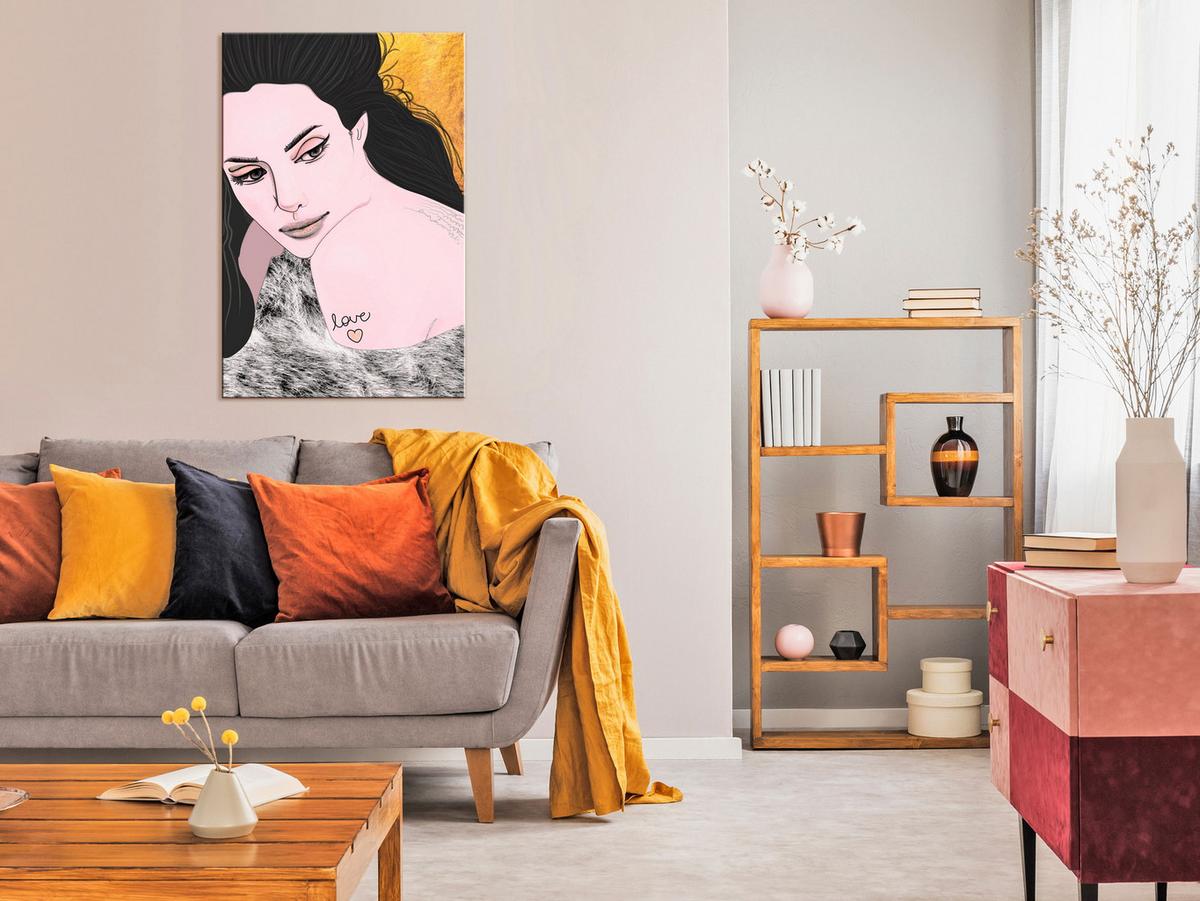 KUNSTDRUCK Bunt 40/60 cm - Multicolor, Textil (40/60cm) - KUNSTLOFT