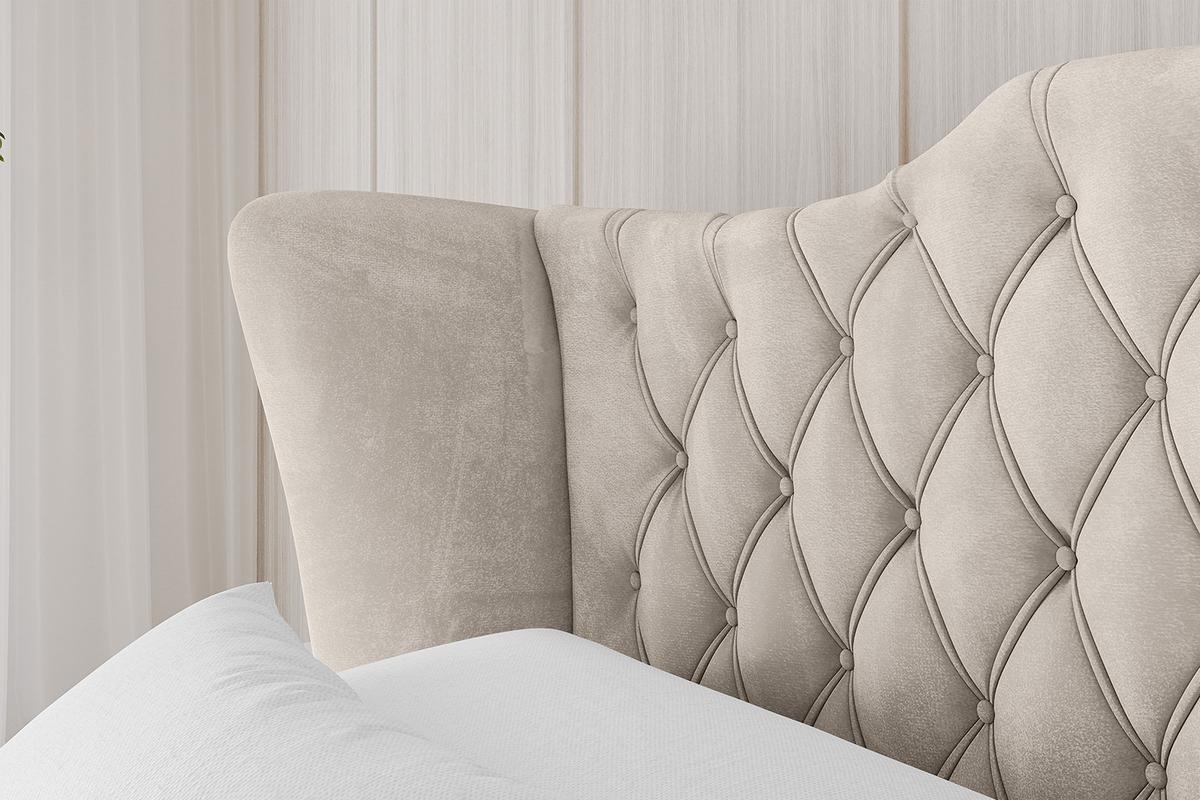 POLSTERBETT mit Bettkasten und Lattenrost, Boxbett ohne Matratze - ZORAN 140x200 Beige - Beige, Holzwerkstoff/Textil (140/200cm) - ALTDECOR