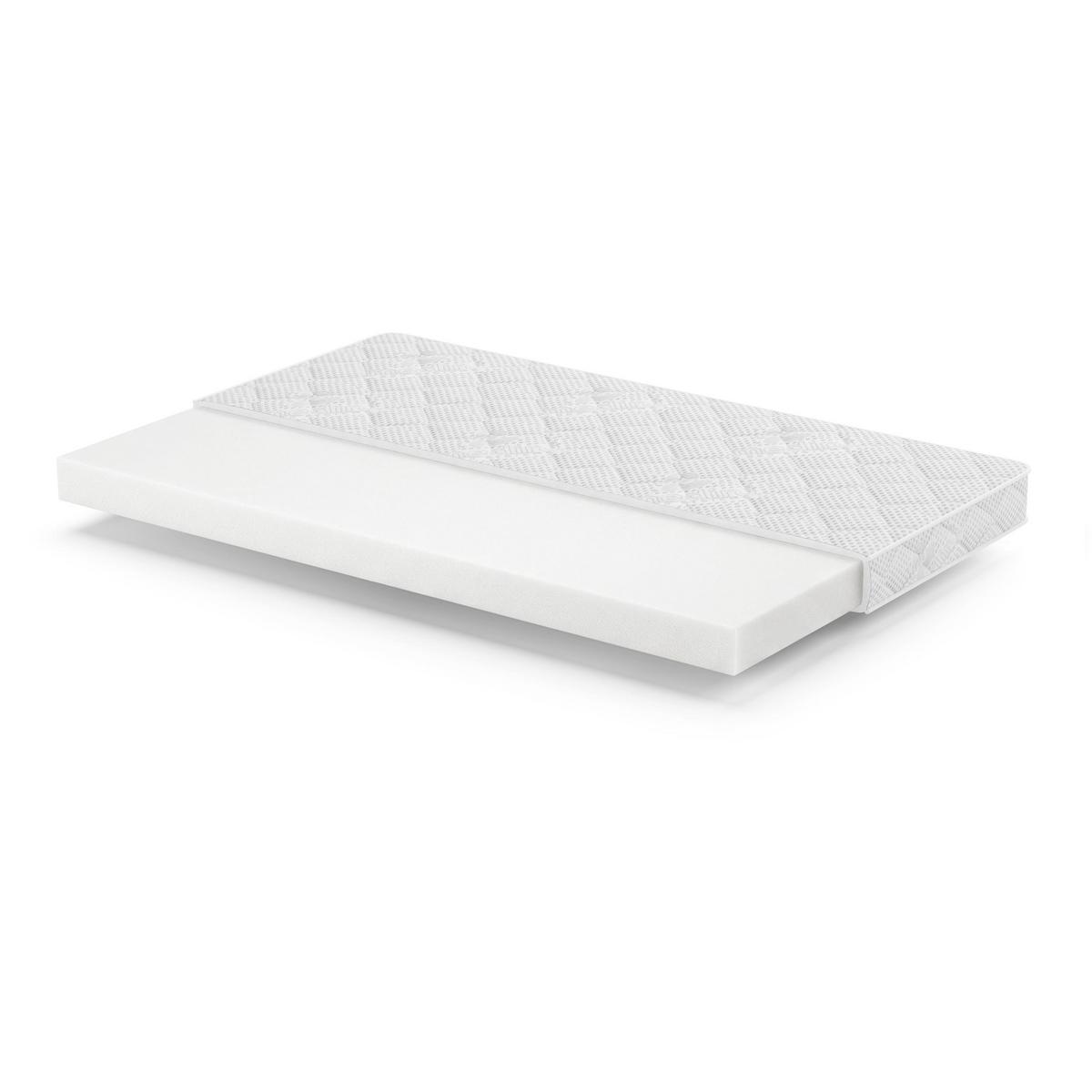 POLSTERBETT Lami 90x200, Einzelbett mit Bettkasten und Schaumstoffmatratze 10 cm, Hellgrau - Hellgrau/Schwarz, Textil/Metall (90/200cm) - Beautysofa