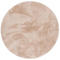 FELLTEPPICH SUPER SOFT PEARL RUND - Beige, Textil (120/120cm) - Pergamon