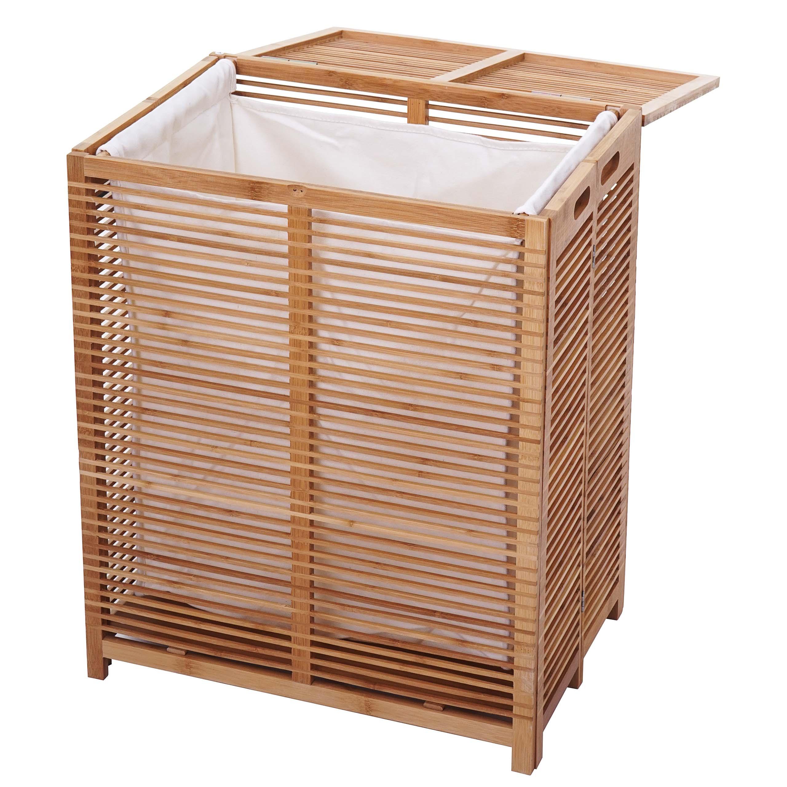 WÄSCHETRUHE Braun - Braun, Holz (50/61/35cm) - MCW