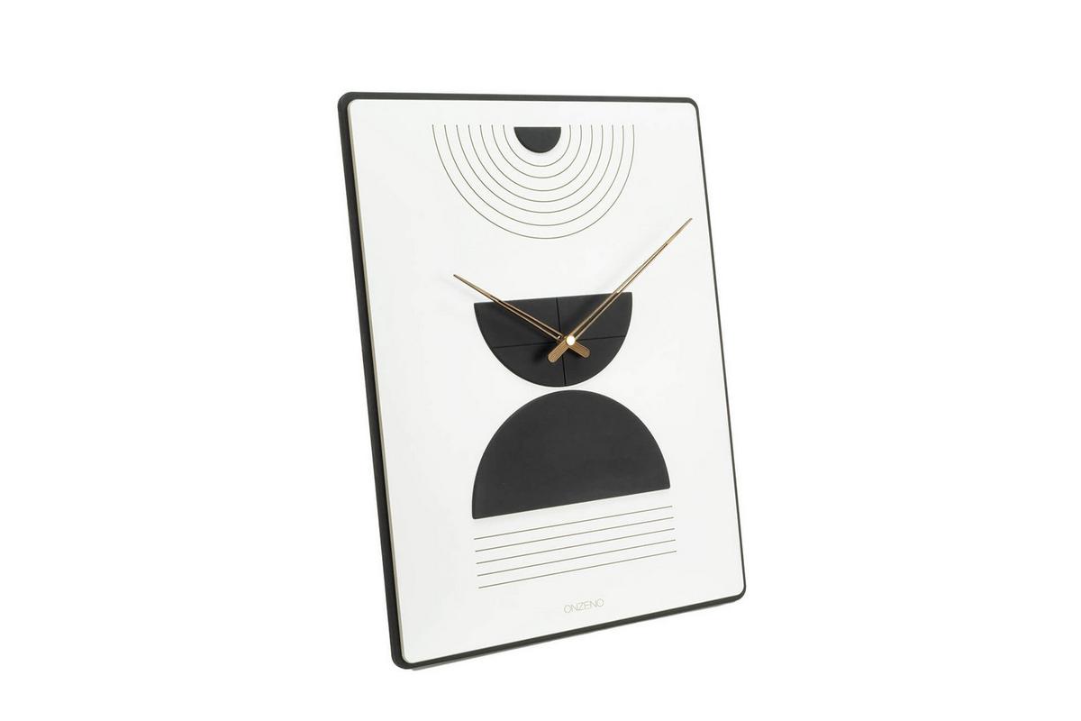 WANDUHR Design 35/60 cm - Weiß, Holzwerkstoff (3.6/60/1cm) - ONZENO