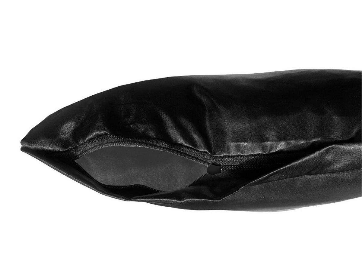 BETTBEZUG Glanz Satin schwarz 155/220 cm - Schwarz, Textil (155/220cm) - beties Heimtextil