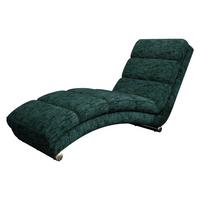 RELAXLIEGE Holiday Premium - Türkis/Chromfarben, Holz/Textil (62/84/180cm) - MIRJAN24