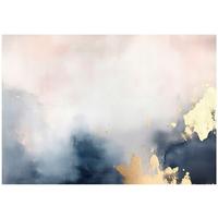 FOTOTAPETE Abstrakt Gold Grau Tapete Wohnzimmer Schlafzimmer 300x210 - Multicolor, Papier (300/210cm) - Wallarena