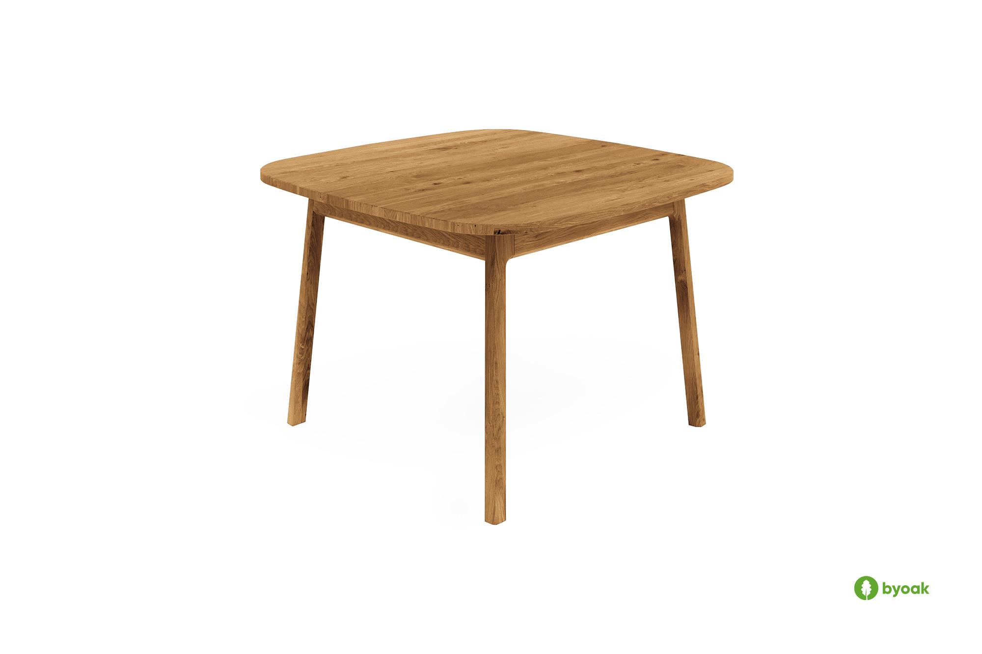 ESSTISCH PAUL 90 x 120 Wildeiche - Wildeiche, Holz (120/90/77cm) - byoak