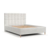 POLSTERBETT Soma 180/200 cm Creme im Neve Stoff - Creme/Naturfarben, Holz/Holzwerkstoff (180/200cm) - AltaBeds