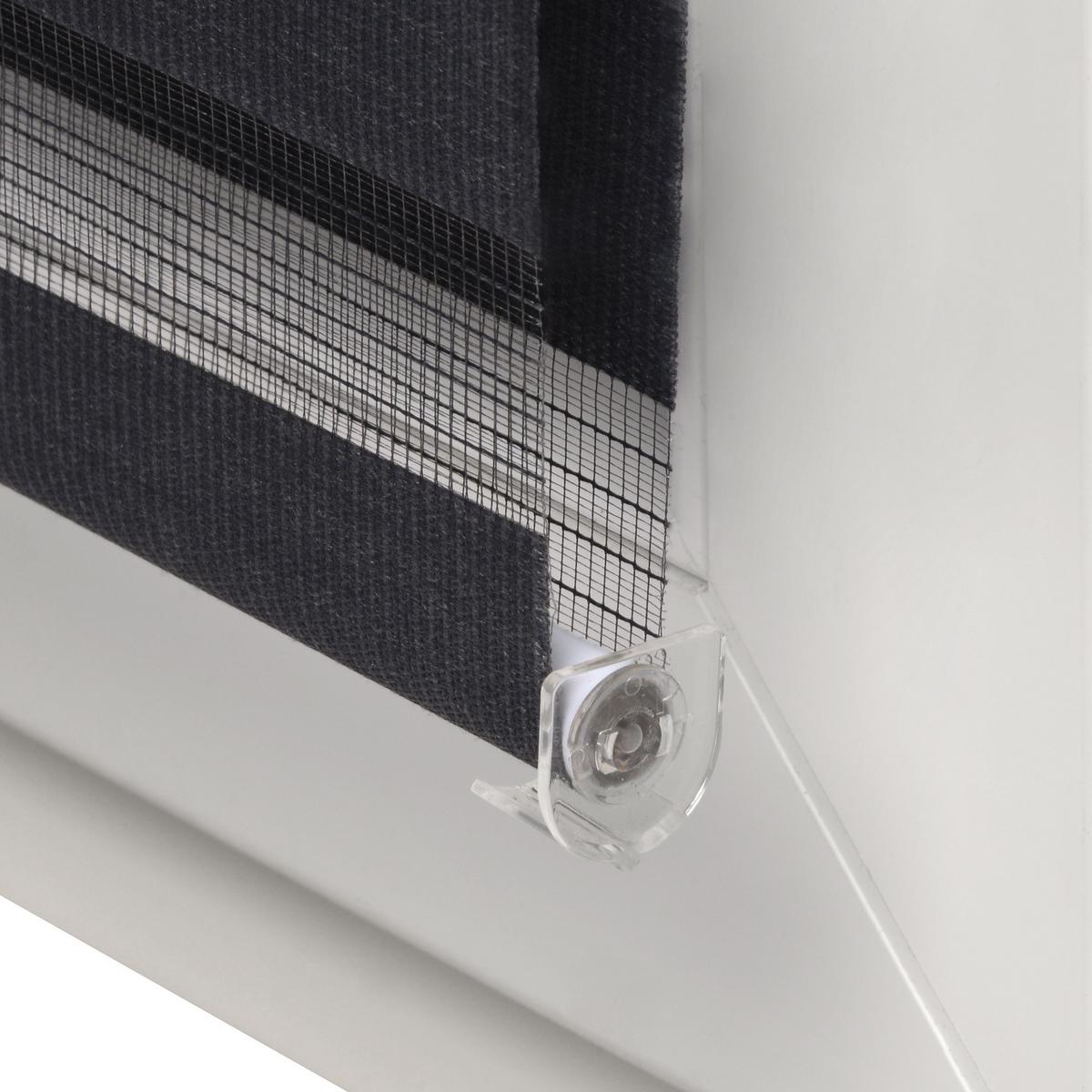 DOPPELROLLO SolDecor DL2 110x150cm Schwarz - Schwarz, Kunststoff (110/150cm) - Sol Royal