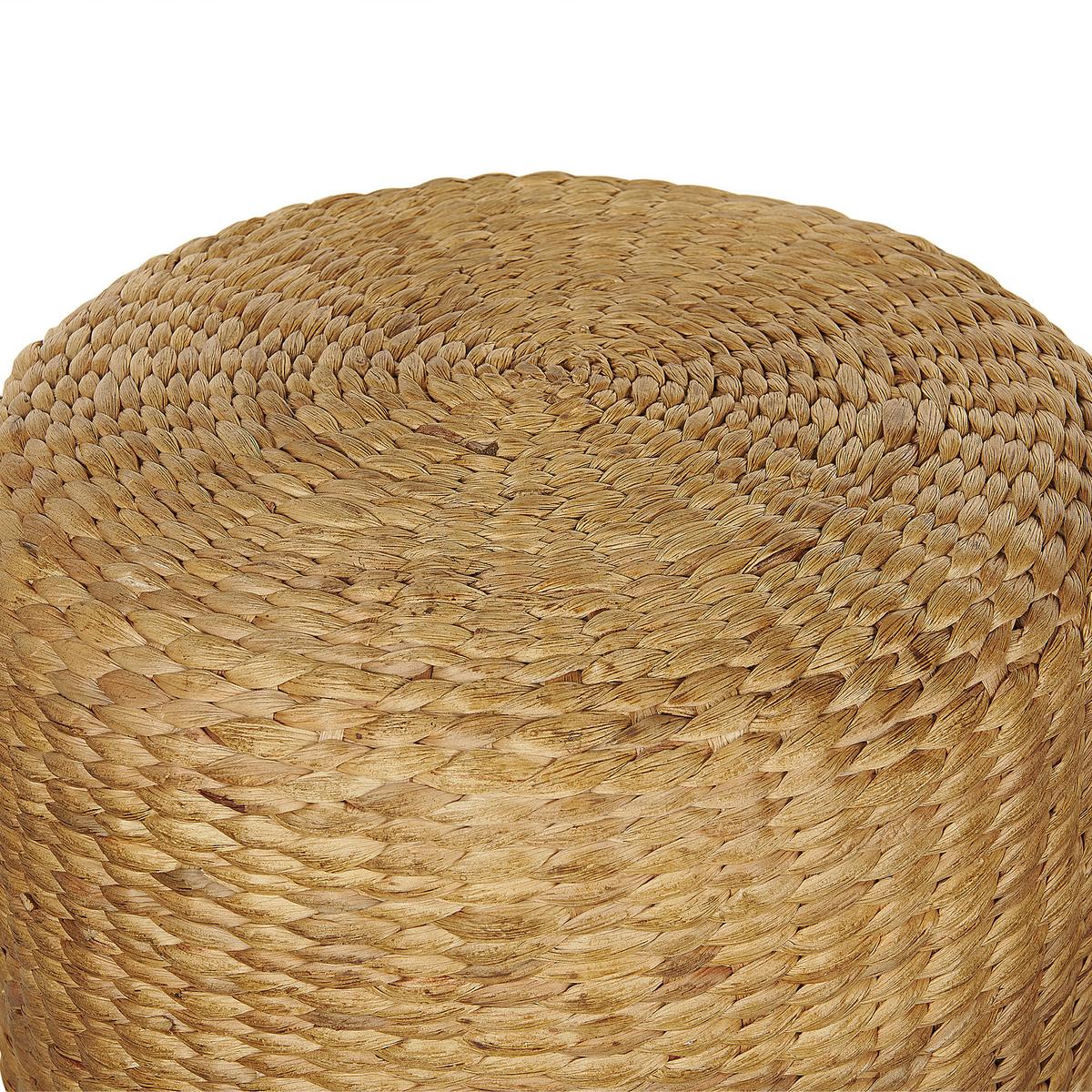 POUF Naturfarben Bichir - Naturfarben, Naturmaterialien (40/40/40cm) - Beliani