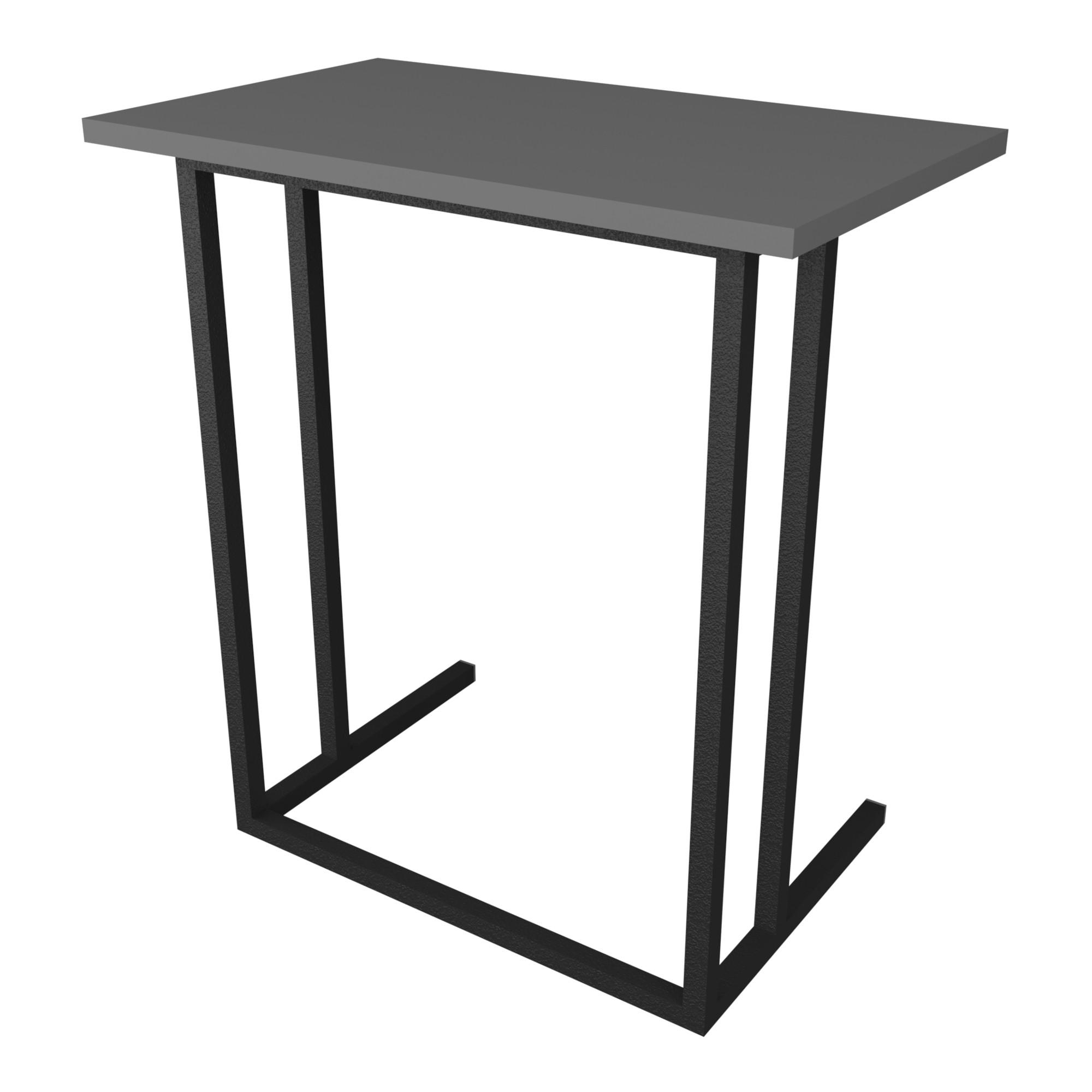 LAPTOPTISCH Högsby - Anthrazit, Holzwerkstoff (36/60/66cm) - [en.casa]
