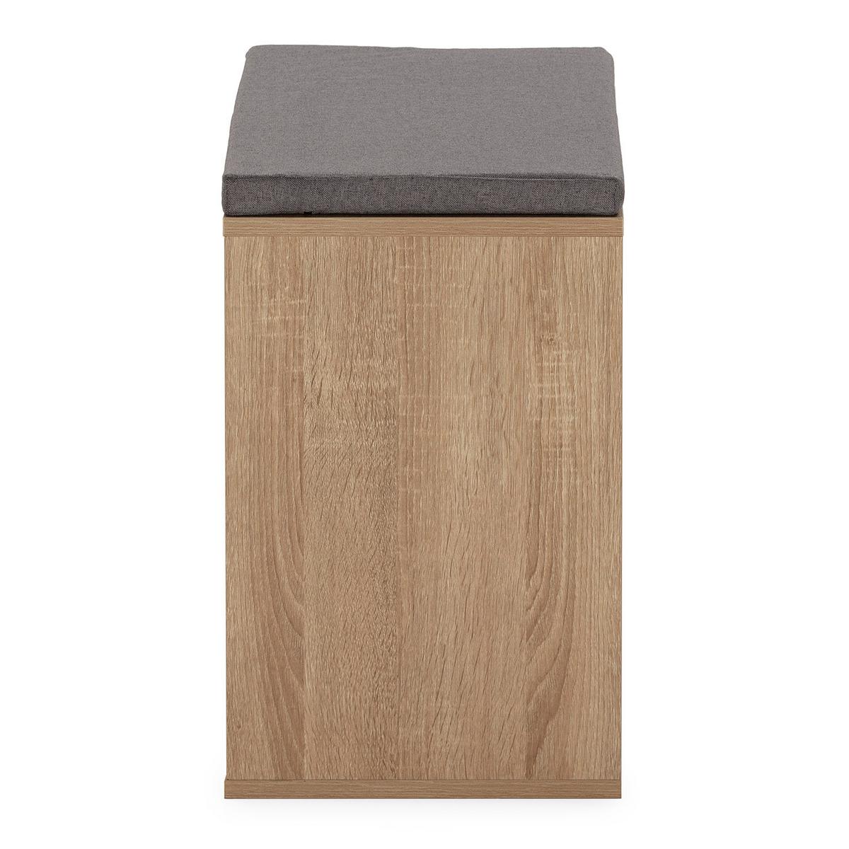 SCHUHBANK Samuel Eichenfarbe - Honigeiche, Holzwerkstoff (81/50/31cm) - VS Venta-stock