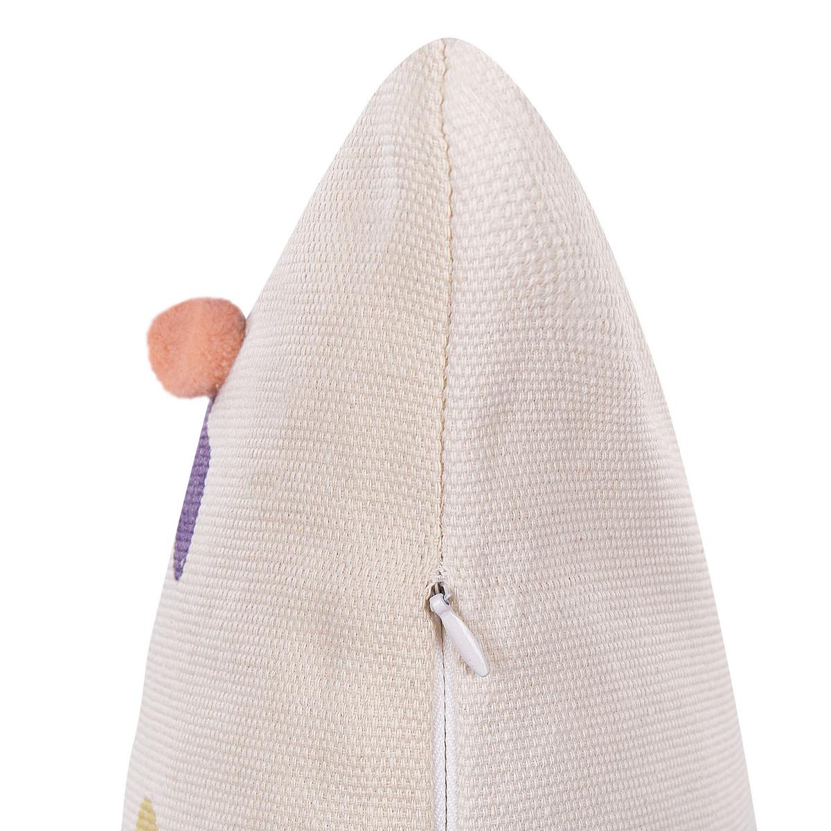 DEKOKISSEN 2er-Set Beige 30/50 cm Clusia - Beige, Naturmaterialien/Textil (30/50cm) - Beliani