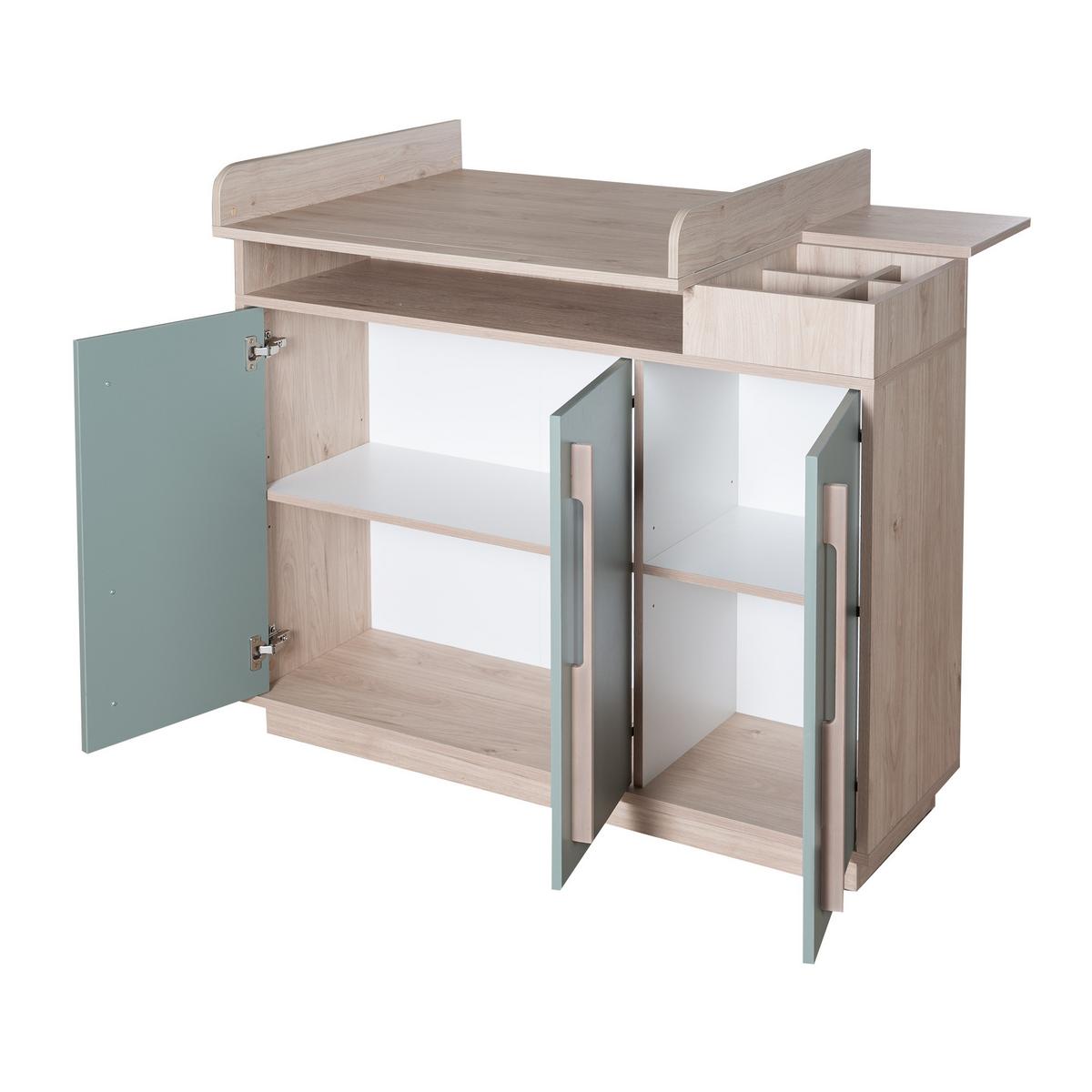 BABYZIMMER Selva 2-teilig - Grün, Holz (1/1/1cm) - Roba