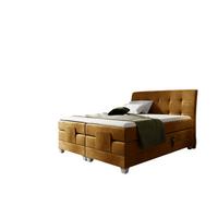BOXSPRINGBETT Elektrisch Franco - Gelb, Holzwerkstoff/Textil (160/200cm) - Fun Möbel