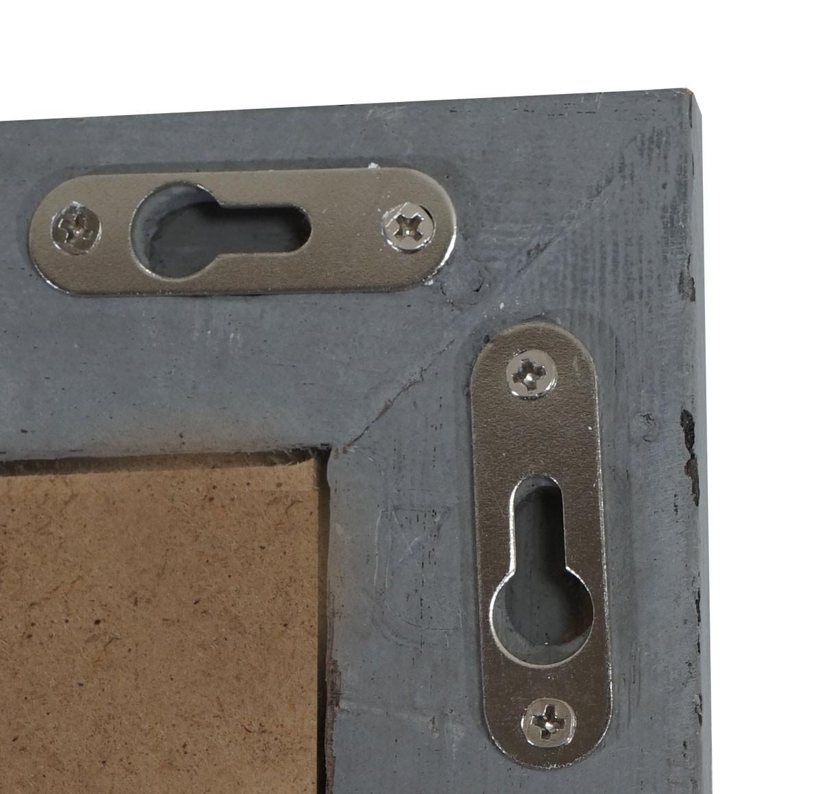 BILDERRAHMEN SHABBY-LOOK rechteckig Grau - Grau, Holz (36/26cm) - MCW