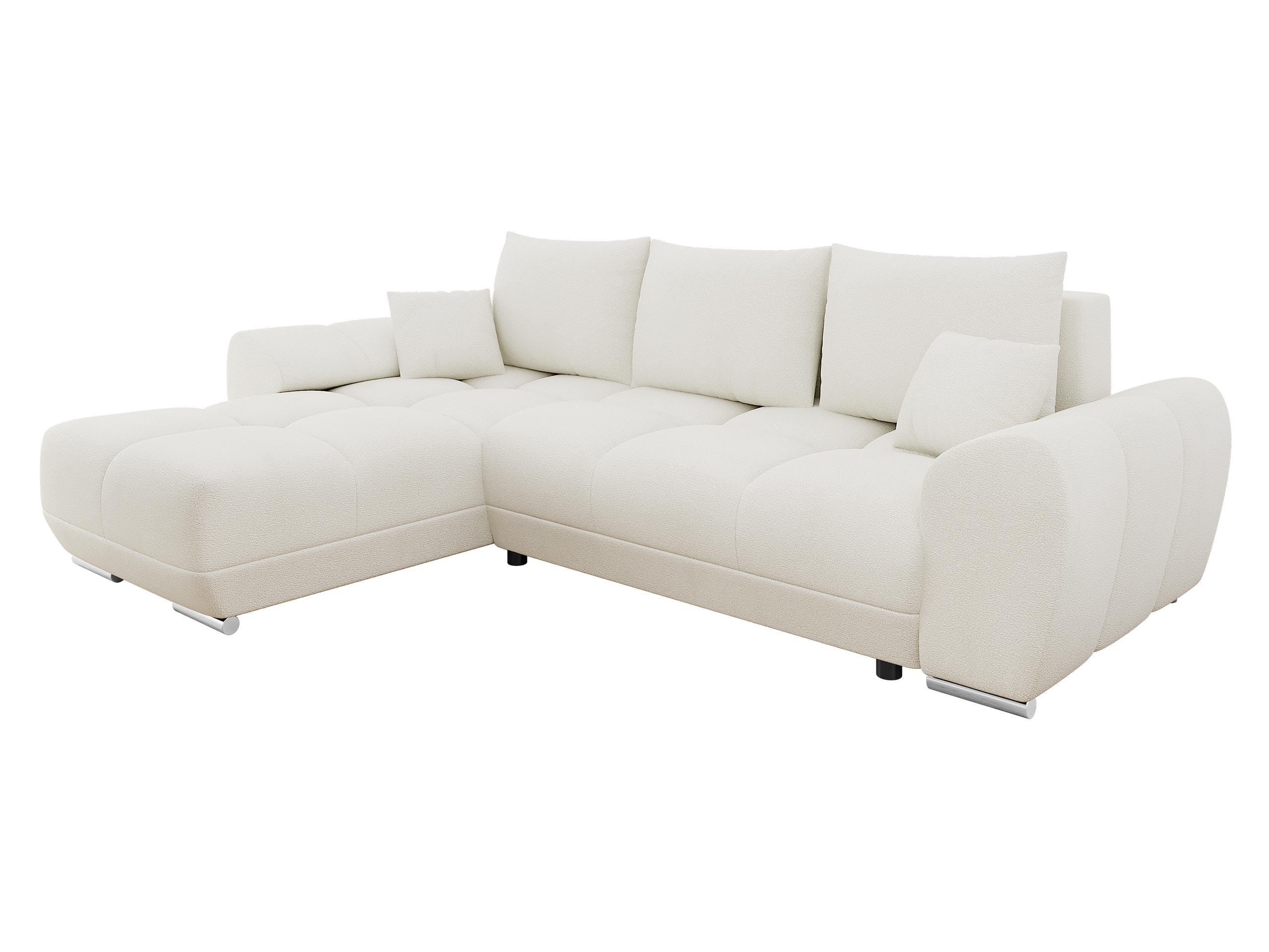 ECKSOFA Logo - Creme, Holz/Kunststoff (291/183cm) - MIRJAN24