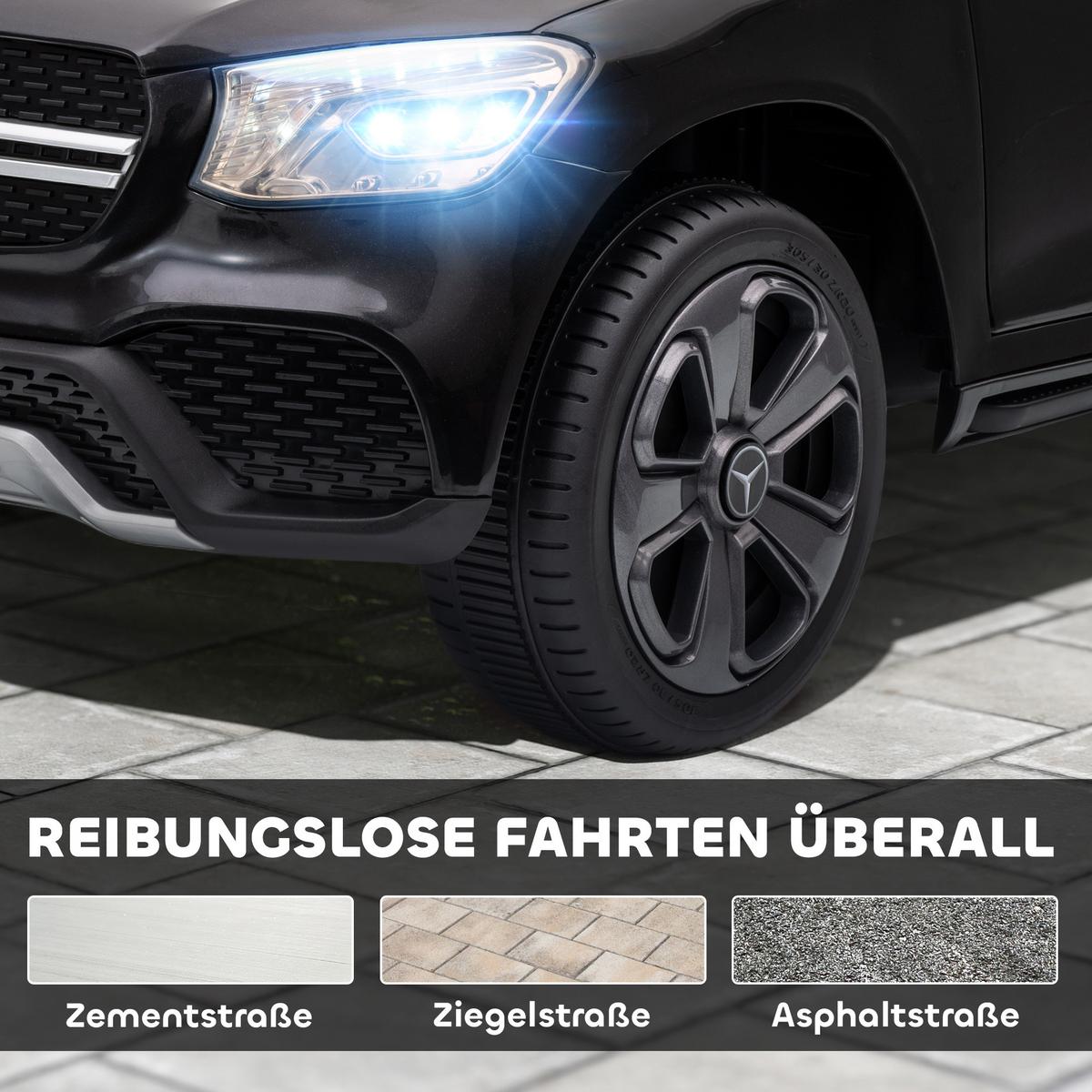 ELEKTROFAHRZEUG mit Fernbedienung Schwarz - Schwarz, Kunststoff (105/68/50cm) - AIYAPLAY