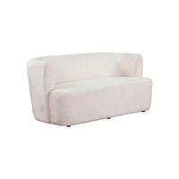 BETTSOFA MOCHI Beige Plüsch-Stoff - Beige, Textil (76/68/146cm) - MASSENO