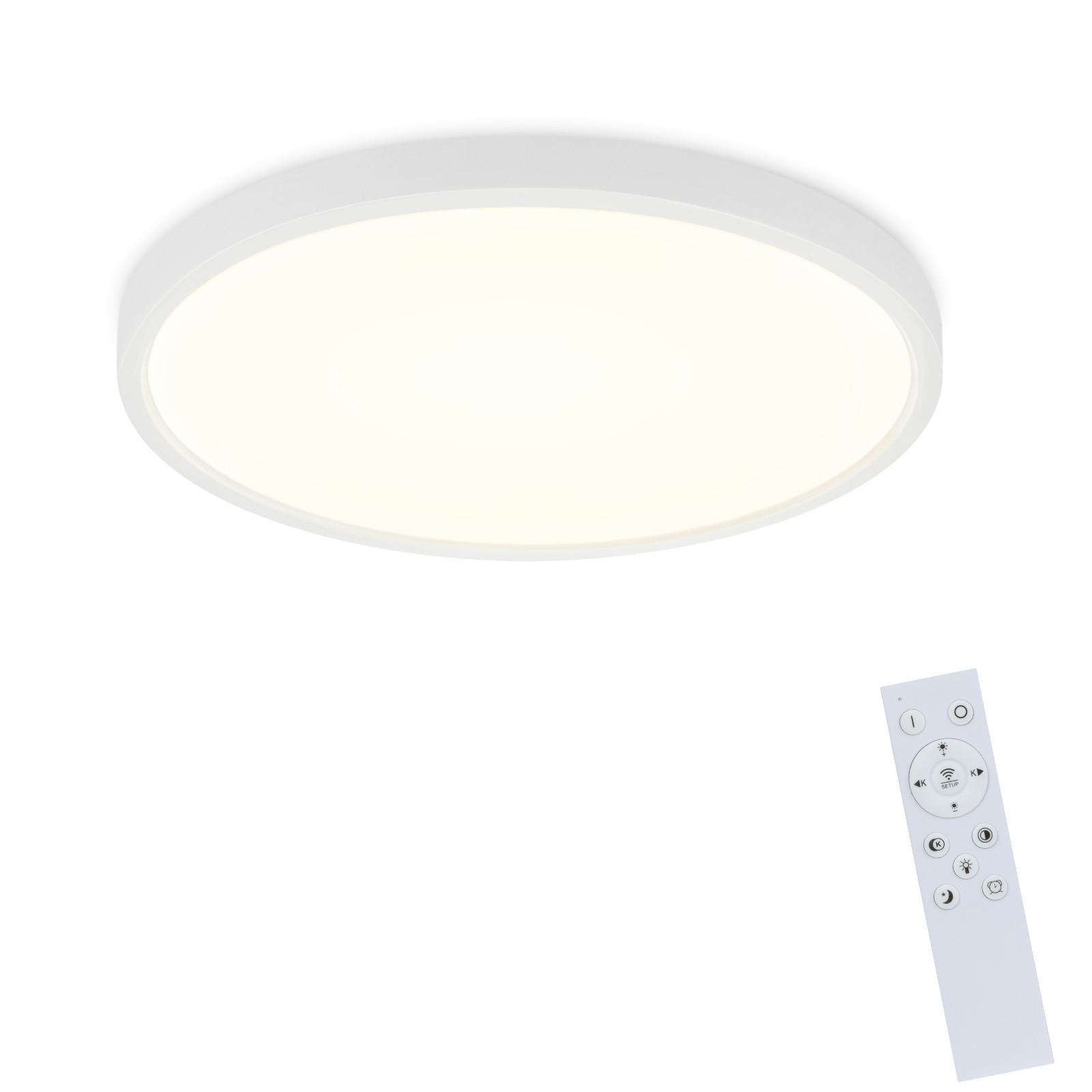 LED-DECKENLEUCHTE Quirinus 28/28/3 cm - Weiß, Kunststoff (28/28/3cm) - Nettlife