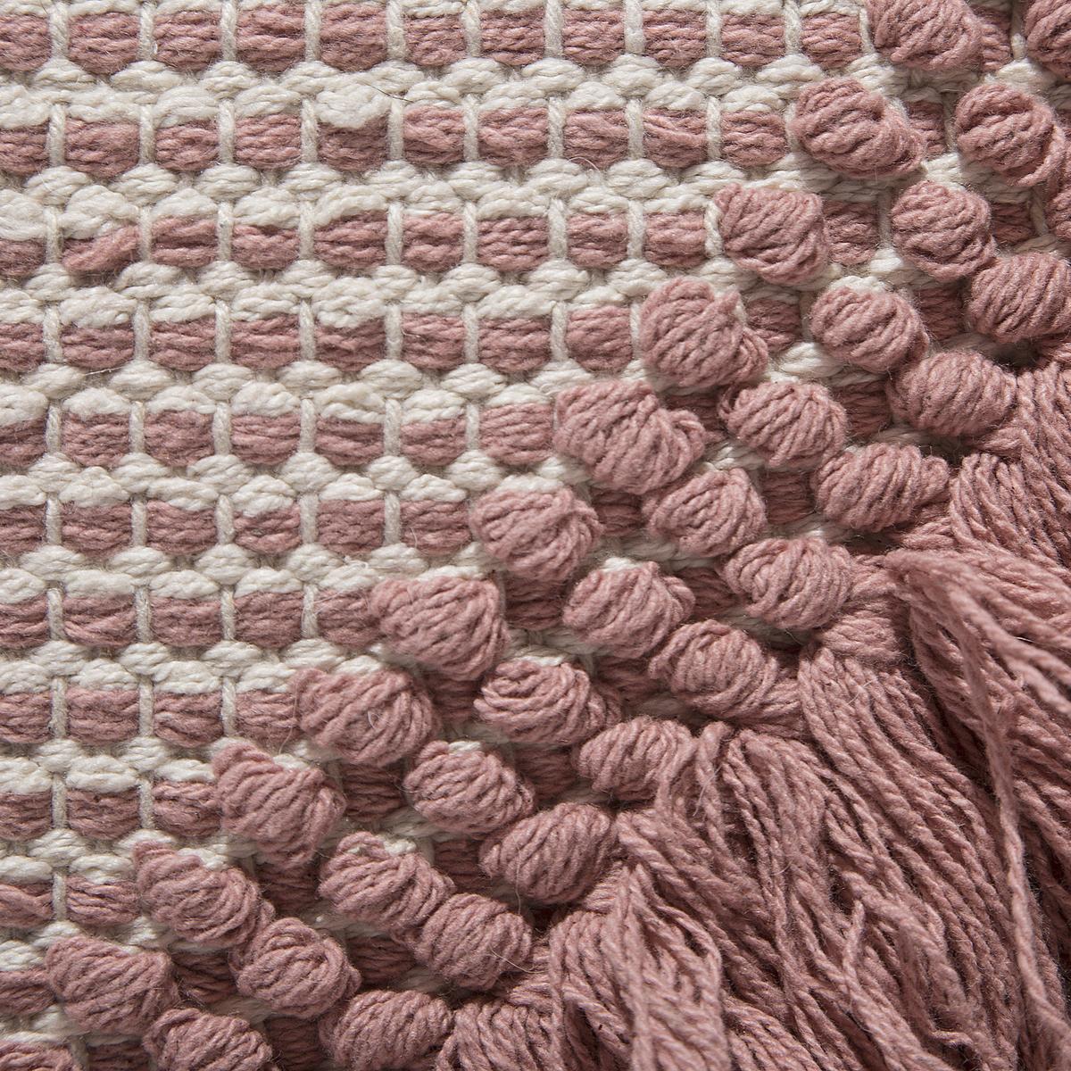 POUF Kochi 42/44/40 cm - Pink, Kunststoff/Textil (44/40/42cm) - Beliani