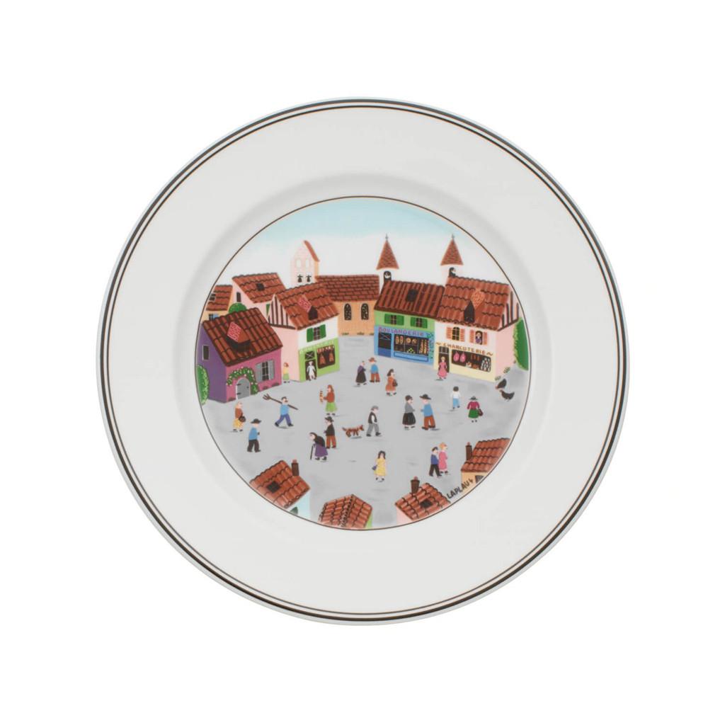 SPEISETELLER DORF Design Naif bunt ø 27 cm - Multicolor, Keramik (27cm) - Villeroy & Boch